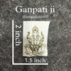 Ganpati metal sticker