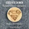 Super Man Icon Pre Marked MDF Base