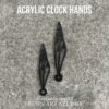 Black Acrylic Clock Hands