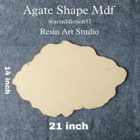MDF board in geode shape by Resin Art Studio by ArtAddiction17