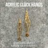 Gold Acrylic Clock Hands