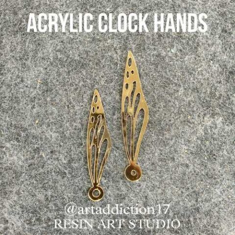 Gold Acrylic Clock Hands