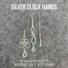 Silver Metal Clock Hands