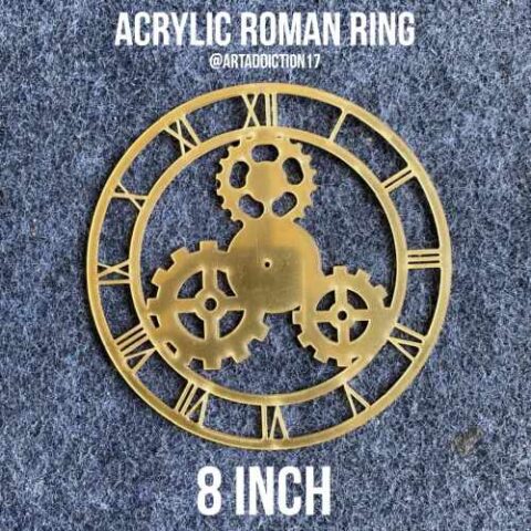 Acrylic Roman Clock Rings