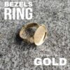 Gold Bezel Round Ring