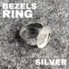 Silver Bezel Round Ring