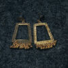 Long Gold Jhumka Earrings