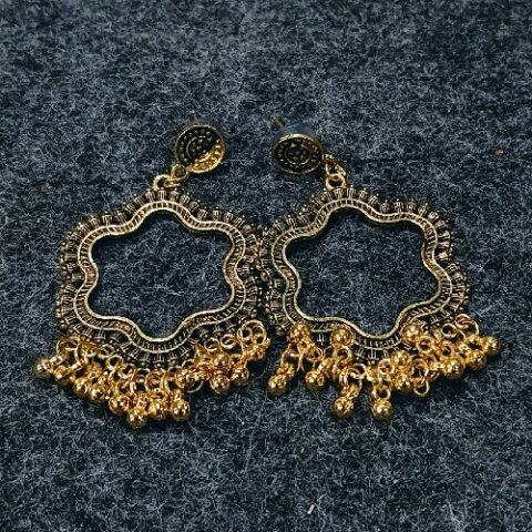 Oxidized Jhumka Earrings – Bold and Traditional Jewelry with a Vintage Charm