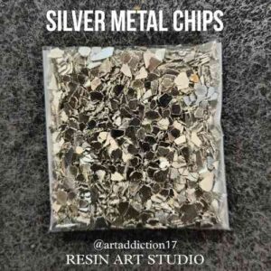 Silver Metal Chips (30gm)