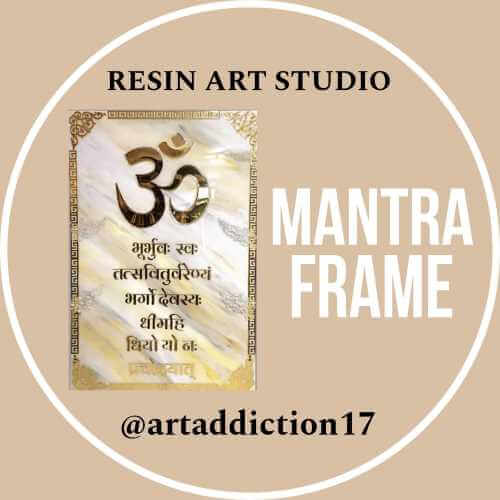 Resin Art Mantra Frame Workshop – Create Spiritual Mantra Frames with Resin