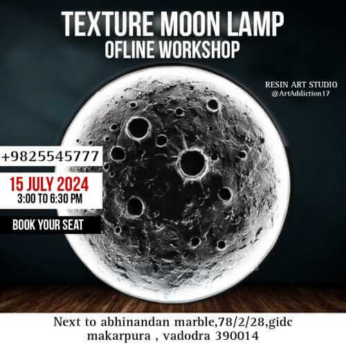 Texture Moon Resin Art - Create Stunning Moon Designs