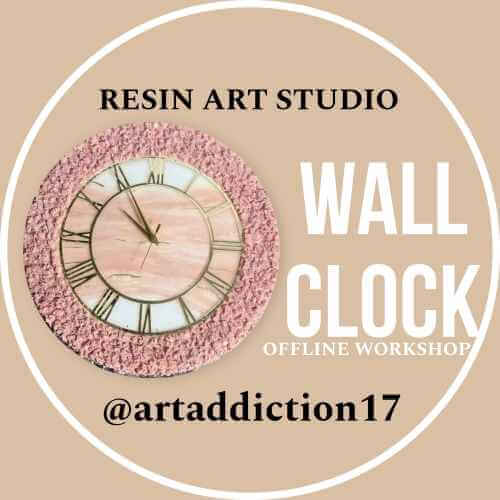 Resin Art Wall Clock Workshop – Create Custom Wall Clocks with Resin