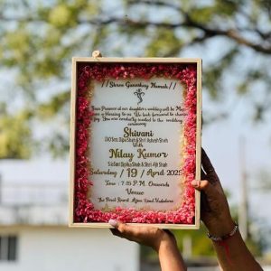 Metal Sticker for Wedding Invitation