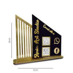 qr code table stand