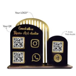 social media qr stand india